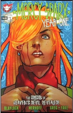 Mercy Sparx: Year One 1B published by Devil's Due with cover art by Kiki Jenkins