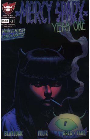 Mercy Sparx: Year One 3A published by Devil's Due with cover art by Matt Merhoff