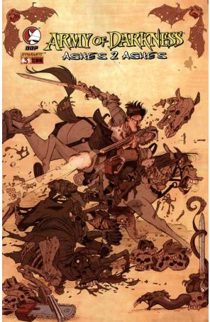 Army of Darkness: Ashes 2 Ashes 3A published by Devil's Due with cover art by Nick Bradshaw