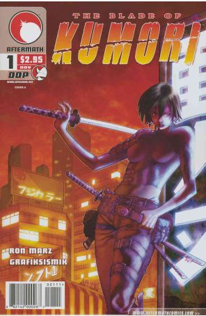 The Blade of Kumori 1A published by Devil's Due with cover art by Grafiksismik