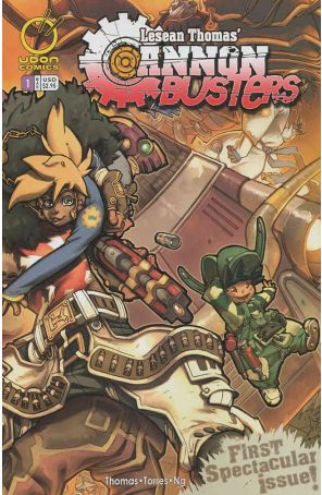 Cannon Busters 1A published by Udon with cover art by LeSean Thomas