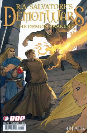 DemonWars Comic Book (Vol.1) 2A published by Devil's Due with cover art by Tim Seeley