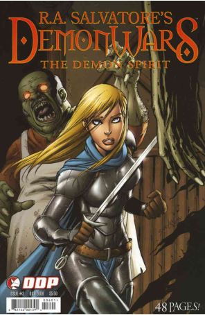 DemonWars The Demon Spirit Comic Book (Vol. 2) 3A published by Devil's Due with cover art by Tim Seeley