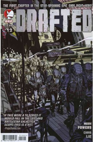 Drafted 12 published by Devil's Due with cover art by John Paul Leon