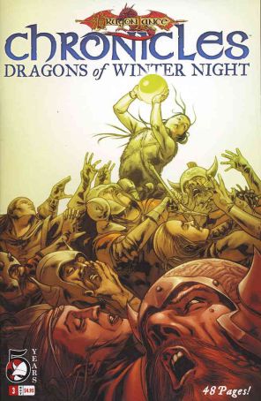 Dragonlance: Chronicles (Vol. 2) 3A published by Devil's Due with cover art by Steve Kurth