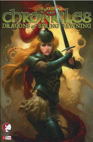 Dragonlance: Chronicles (Vol. 3) 3A published by Devil's Due with cover art by Volta Maniak