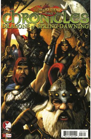 Dragonlance: Chronicles (Vol. 3) 7A published by Devil's Due with cover art by Jeremy Roberts