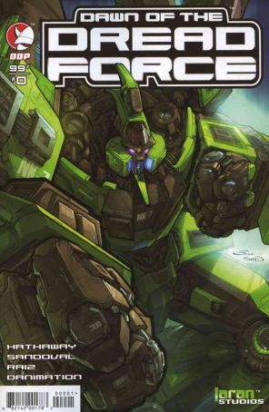 Dread Force 0 published by Devil's Due with cover art by Gerardo Sandoval