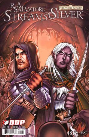 Forgotten Realms: Streams of Silver 3A published by Devil's Due with cover art by Tim Seeley, John Lowe, and Nei Ruffino