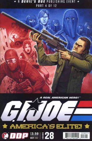 G.I. Joe Comic Book (Vol. 2) 28 published by Devil's Due with cover art by Mark Bear