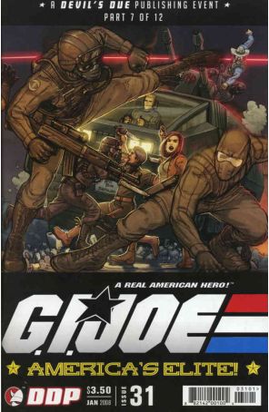 G.I. Joe Comic Book (Vol. 2) 31 published by Devil's Due with cover art by Mike Bear