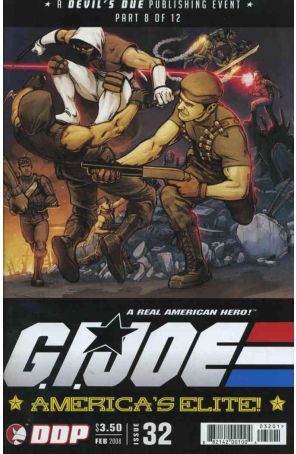 G.I. Joe Comic Book (Vol. 2) 32 published by Devil's Due with cover art by Mike Bear