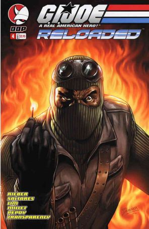 G.I. Joe Reloaded 4 published by Devil's Due with cover art by Tom Derenick