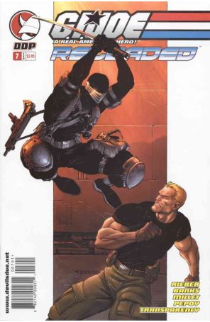 G.I. Joe Reloaded 7 published by Devil's Due with cover art by Joe Benitez