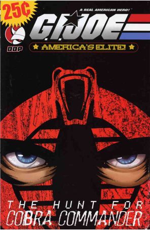 G.I. Joe: The Hunt for Cobra Commander 1 published by Devil's Due with cover art by Mike O’Sullivan