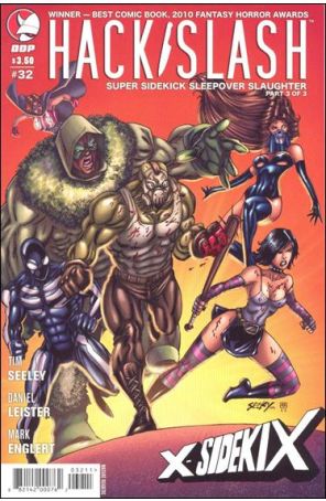Hack/Slash: The Series 32A published by Devil's Due with cover art by Tim Seeley
