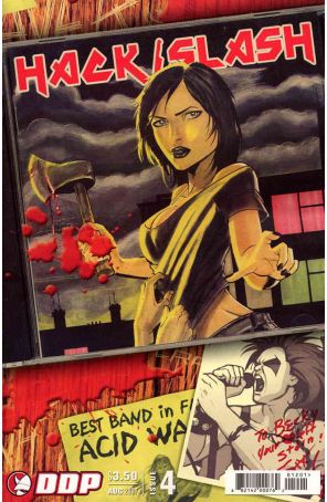 Hack/Slash: The Series 4A published by Devil's Due with cover art by Tim Seeley