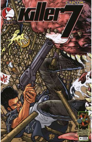 Killer 7 4A published by Devil's Due with cover art by El Dazo