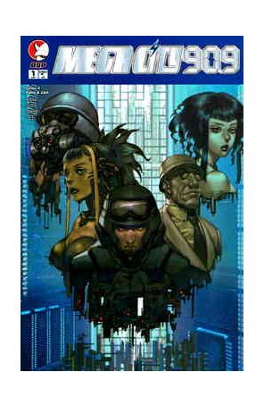 Megacity909 1A published by Devil's Due with cover art by Kanno Kang and Zack Suh