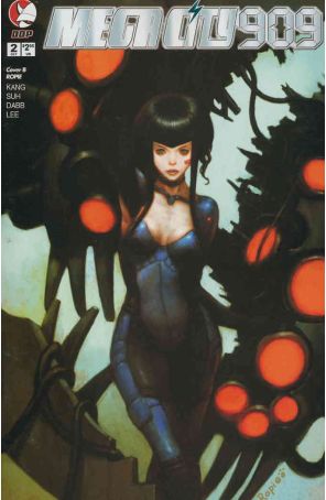 Megacity909 2B published by Devil's Due with cover art by Ropie