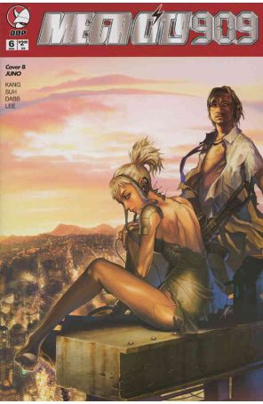 Megacity909 6B published by Devil's Due with cover art by Juno Jung