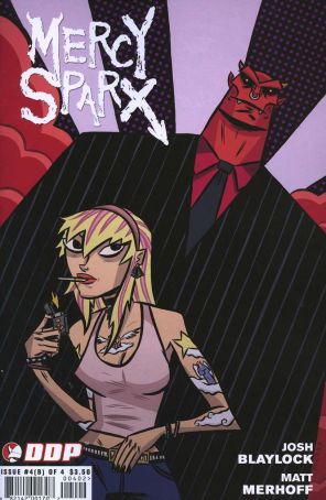 Mercy Sparx (1st Series) 4B published by Devil's Due with cover art by Chuck BB