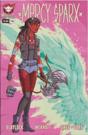 Mercy Sparx (3rd Series) 10A published by Devil's Due with cover art by Ashley Witter