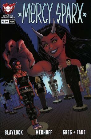Mercy Sparx (3rd Series) 10 published by Devil's Due with cover art by Matt Merhoff