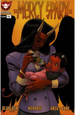 Mercy Sparx (3rd Series) 11 published by Devil's Due with cover art by Matt Merhoff