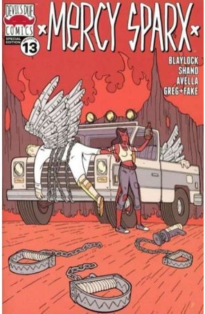 Mercy Sparx (3rd Series) 13A published by Devil's Due with cover art by Douglas Paszkiewicz