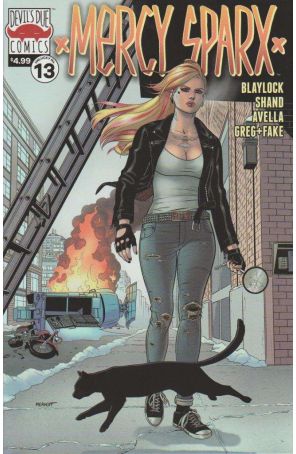 Mercy Sparx (3rd Series) 13 published by Devil's Due with cover art by Matt Merhoff
