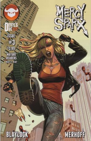 Mercy Sparx (3rd Series) 3A published by Devil's Due with cover art by Matt Merhoff