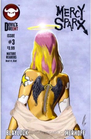 Mercy Sparx (3rd Series) 3B published by Devil's Due with cover art by Josh Blaylock and Joel Humberto Herrera