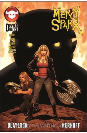 Mercy Sparx (3rd Series) 4A published by Devil's Due with cover art by Matt Merhoff