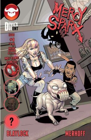 Mercy Sparx (3rd Series) 6A published by Devil's Due with cover art by Matt Merhoff