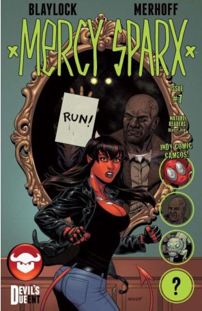 Mercy Sparx (3rd Series) 7A published by Devil's Due with cover art by Matt Merhoff
