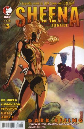 Sheena Queen of the Jungle: Dark Rising 3A published by Devil's Due with cover art by Lee Ferguson