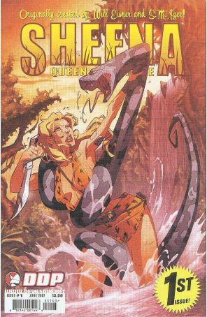 Sheena, Queen of the Jungle (Devil's Due) 1C published by Devil's Due with cover art by Khary Randolph and Tony Washington