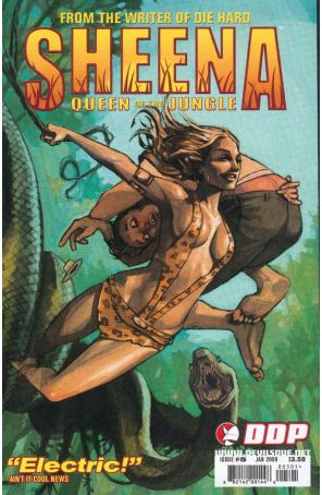 Sheena, Queen of the Jungle (Devil's Due) 5A published by Devil's Due with cover art by Fiona Staples