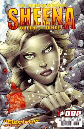 Sheena, Queen of the Jungle (Devil's Due) 5C published by Devil's Due with cover art by Tim Seeley