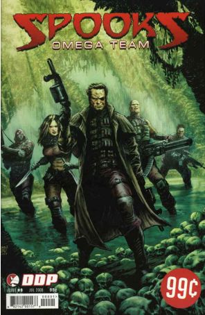Spooks Omega Team 0 published by Devil's Due with cover art by Jim Daly