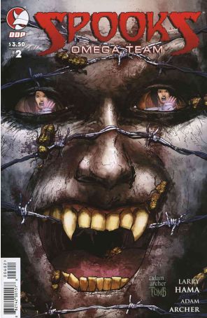 Spooks Omega Team 2B published by Devil's Due with cover art by Adam Archer
