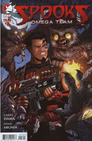 Spooks Omega Team 3A published by Devil's Due with cover art by Adam Archer