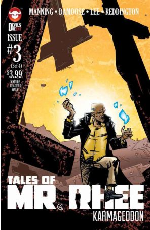 Tales of Mr. Rhee: Karmageddon 3 published by Devil's Due with cover art by Seth Damoose
