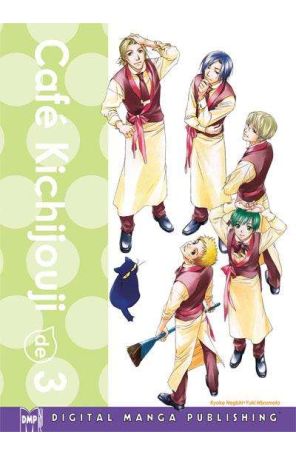 Cafe Kichijouji De 3 published by Digital Manga with cover art by Kyoko Negishi