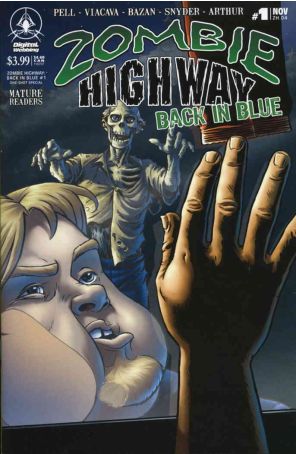 Zombie Highway: Back in Blue 1 published by Digital Webbing with cover art by Roberto Viacava