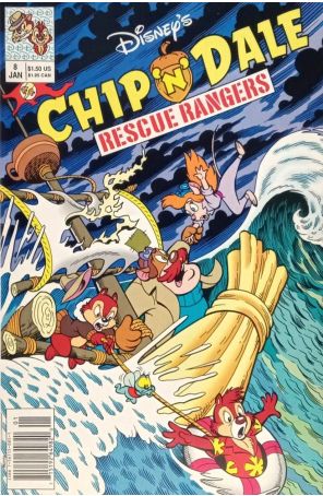 Chip ‘n' Dale Rescue Rangers (Disney's) 8 (Newsstand) published by Disney