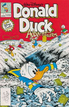 Donald Duck Adventures (Disney) 1 published by Disney with cover art by Don Rosa