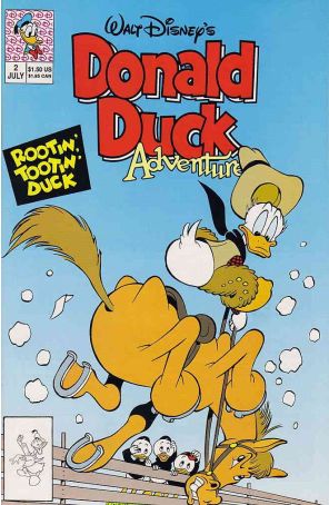 Donald Duck Adventures (Disney) 2 published by Disney with cover art by William Van Horn