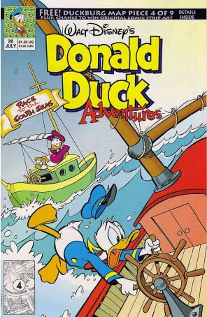 Donald Duck Adventures (Disney) 26 published by Disney with cover art by Mike Kazaleh